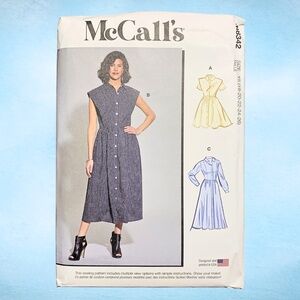 NEW McCalls M8342 Dress Business Casual XL Sewing Pattern UNOPENED